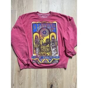 The Doors Sweatshirt One Size Graphic Crewneck Psychedelic Rock Band Pullover